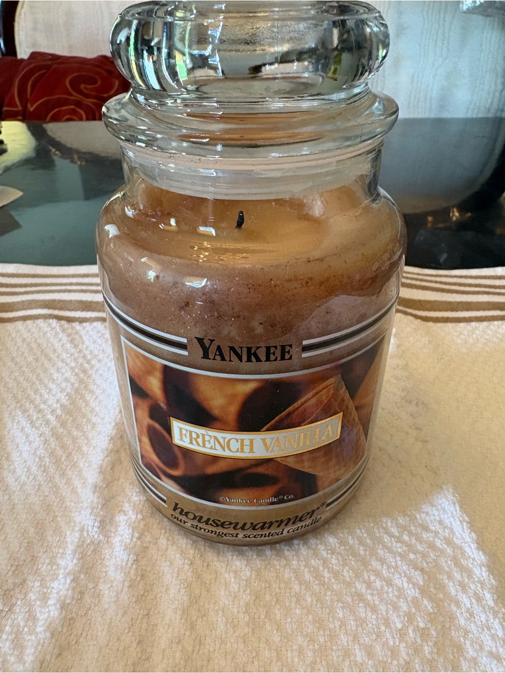 Yankee Candle French Vanilla Large Jar Candle - Vintage